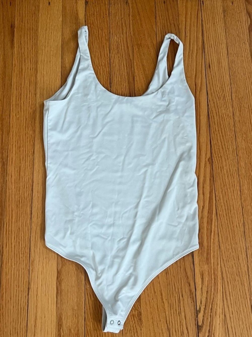 Abercrombie & Fitch Off-White Seamless Bodysuit